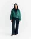 Thinking Mu Jakki Norma Jacket Dark Green & Navy