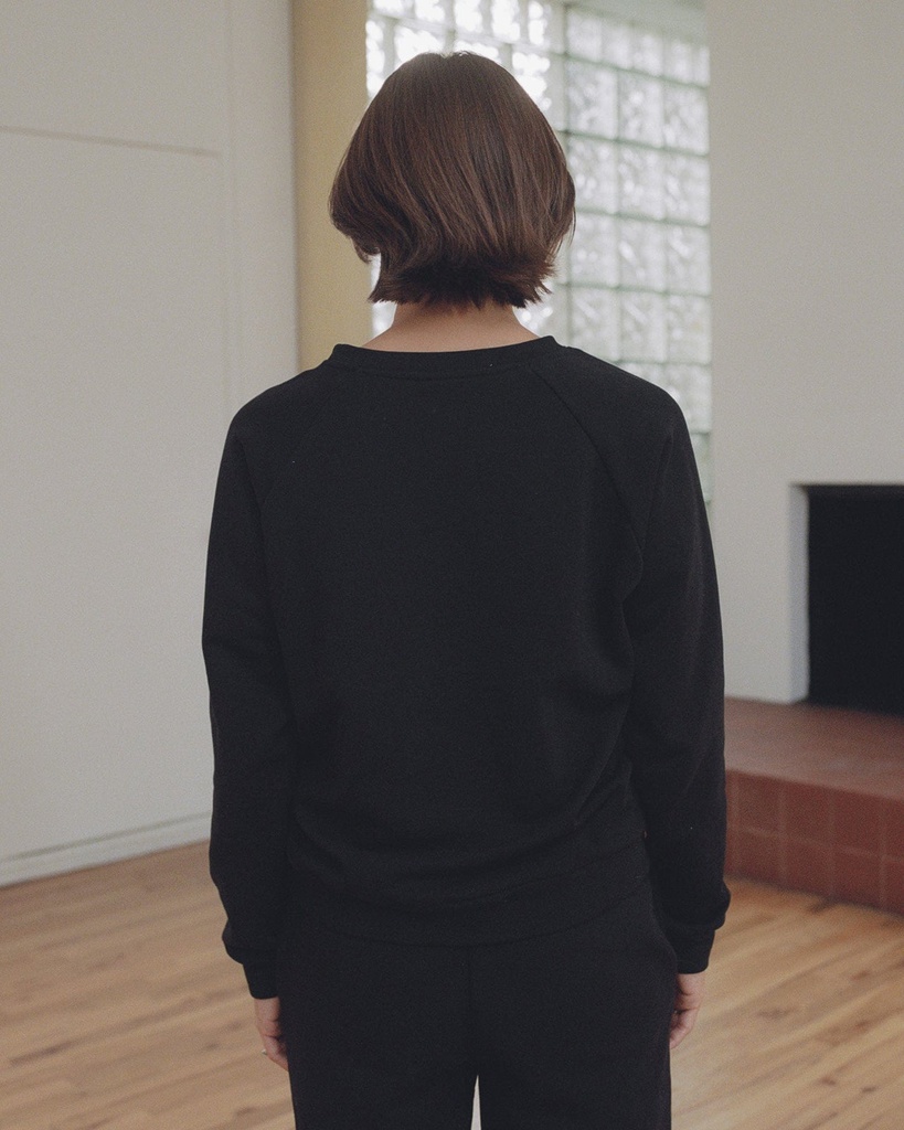 Baserange Peysa Basic sweat Black