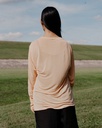 BASERANGE toppur Loose long sleeve Daf yellow