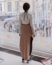 BASERANGE Kjóll Ligo dress bath brown