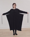 Baserange kjóll Shaw Long Sleeve Kaftan black