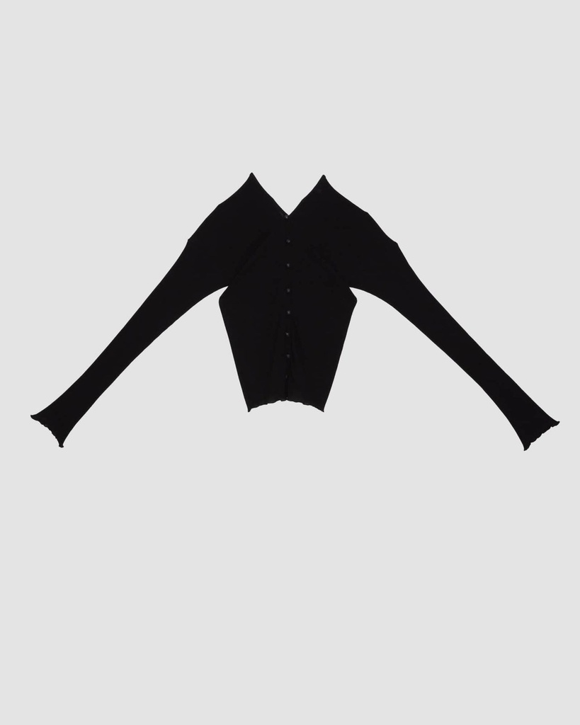Baserange Peysa Tav cardigan Black