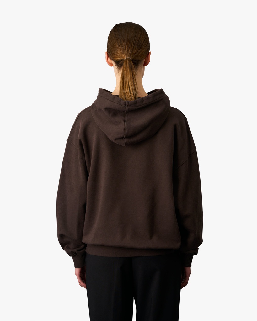 COLORFUL STANDARD hettupeysa  Organic Oversized Hood - Coffee Brown