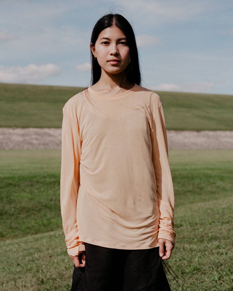 Baserange toppur Loose long sleeve Daf yellow