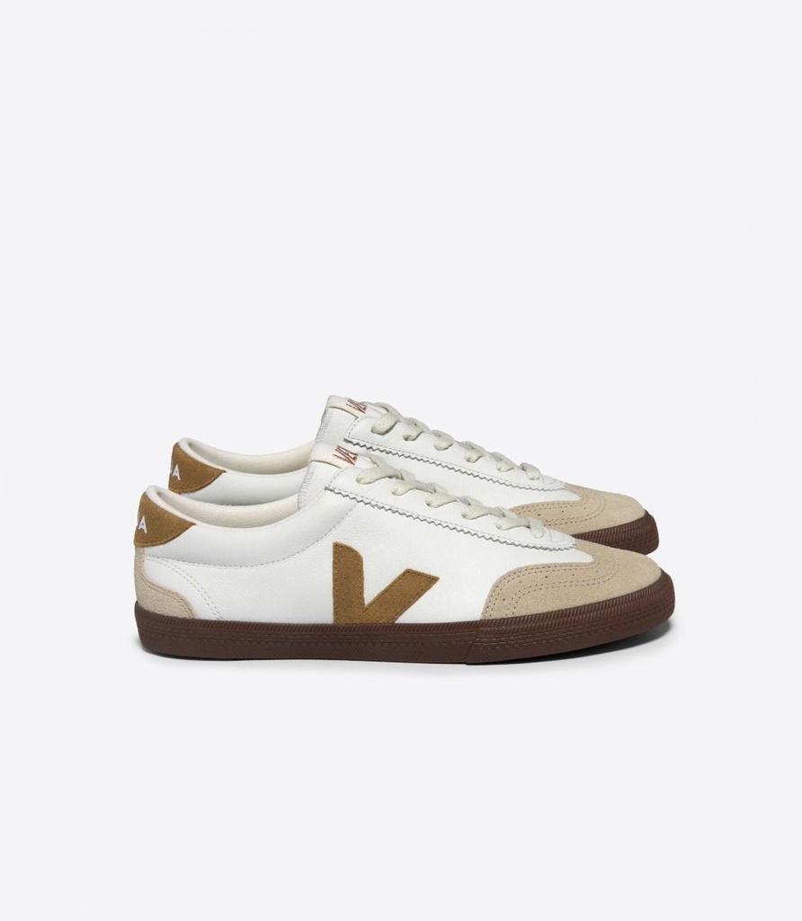 VEJA skór Volley Leather White Tent Bark