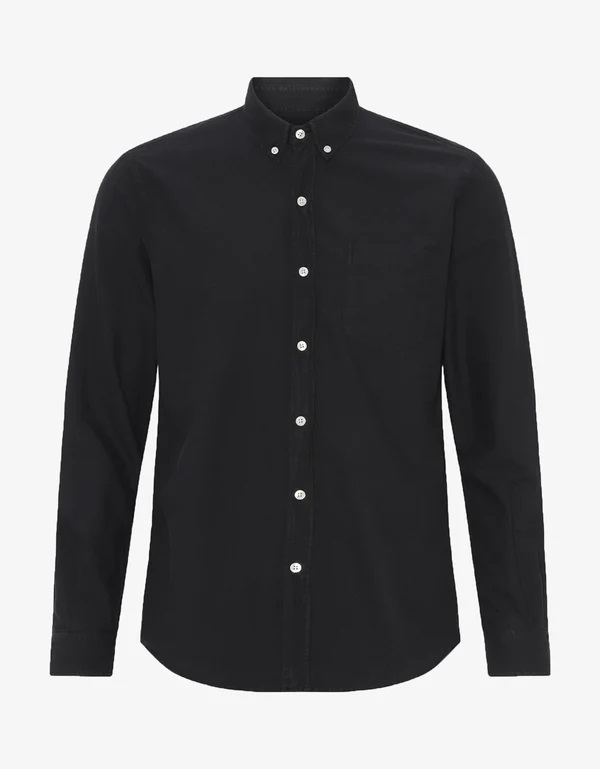 COLORFUL STANDARD skyrta Classic Organic Shirt Deep Black