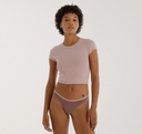 Organic Basics nærbuxur Core thong Rose wood