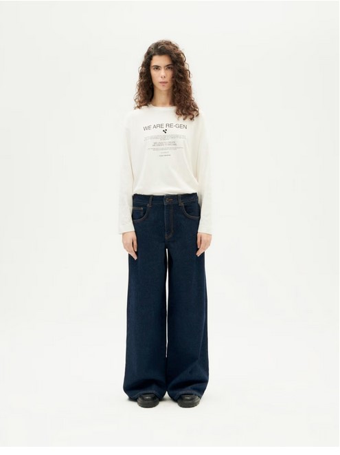 Thinking Mu buxur Dark clean denim Hedda