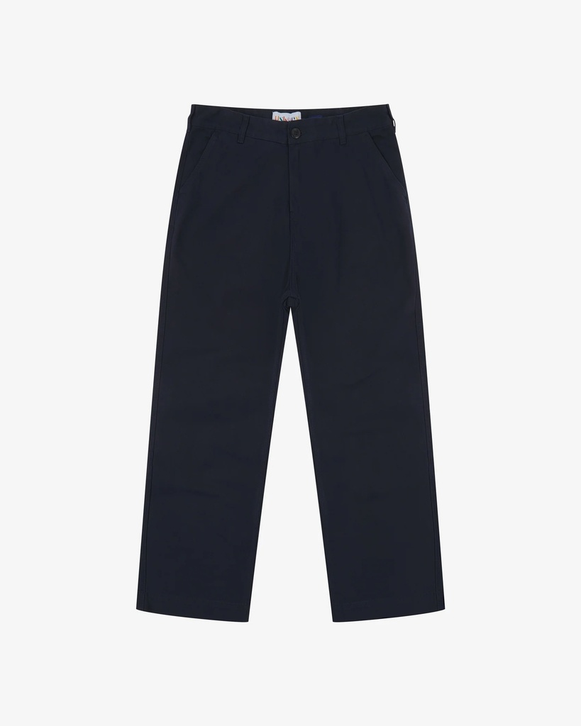Uskees buxur  #5016 twill commuter pants midnight blue