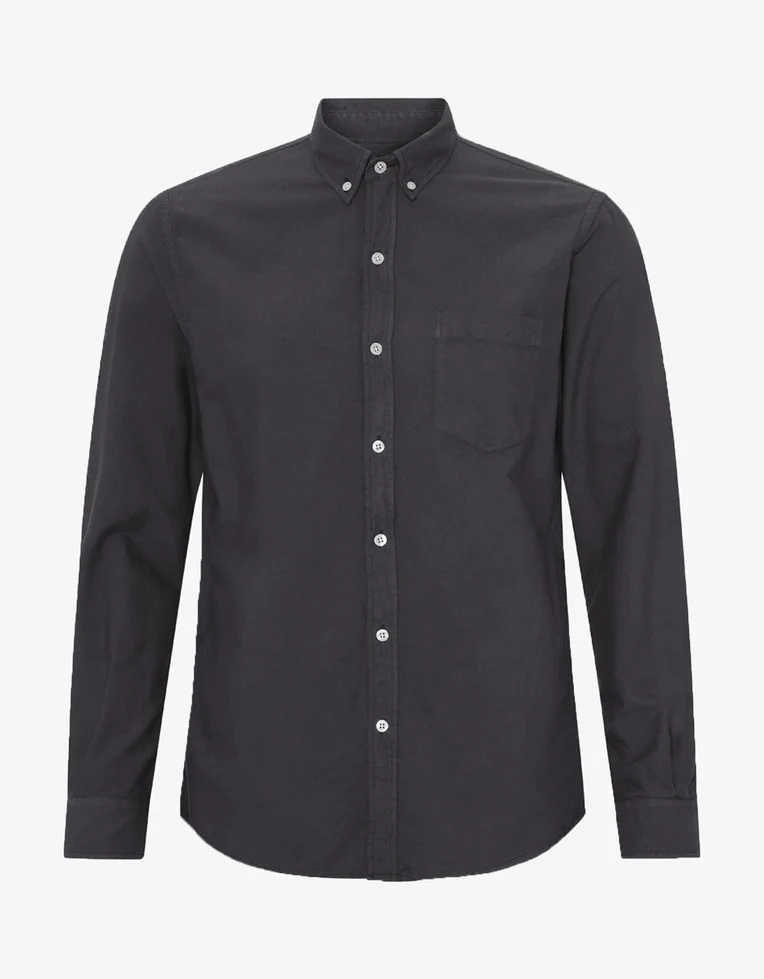 COLORFUL STANDARD skyrta Classic organic shirt Lava Grey