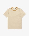 Rotholz Bolur Striped T-shirt Caramel/White