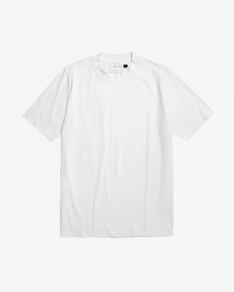 Rotholz Bolur Big Collar T-shirt Classic White