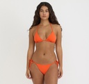 Organic Basics Bikini Toppur Swim Triangle Blood Orange