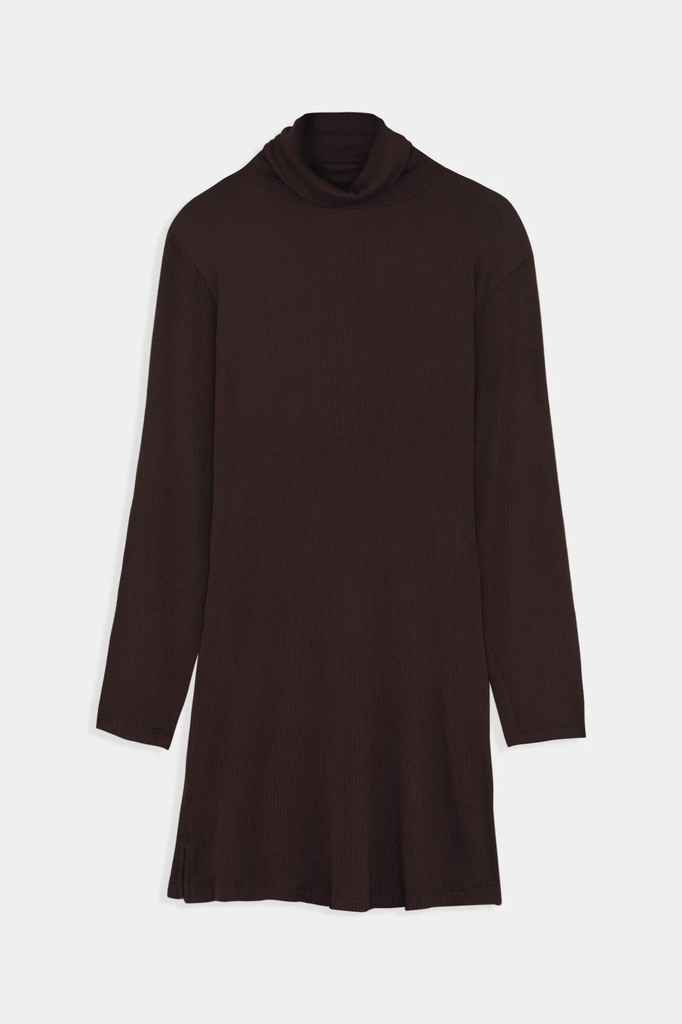 amt. Kjóll Lula Turtle Dress Brown