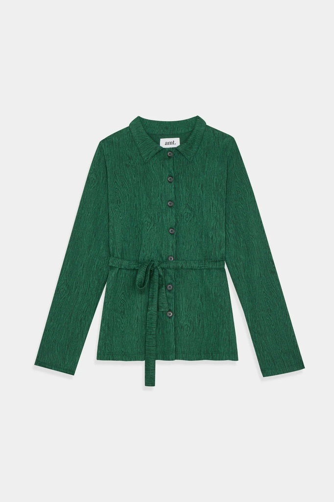 amt. Skyrta Fungi Blouse Dark Green