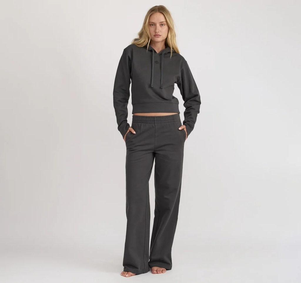 Organic Basics Buxur Weekend Straight Leg Sweatpants Slate