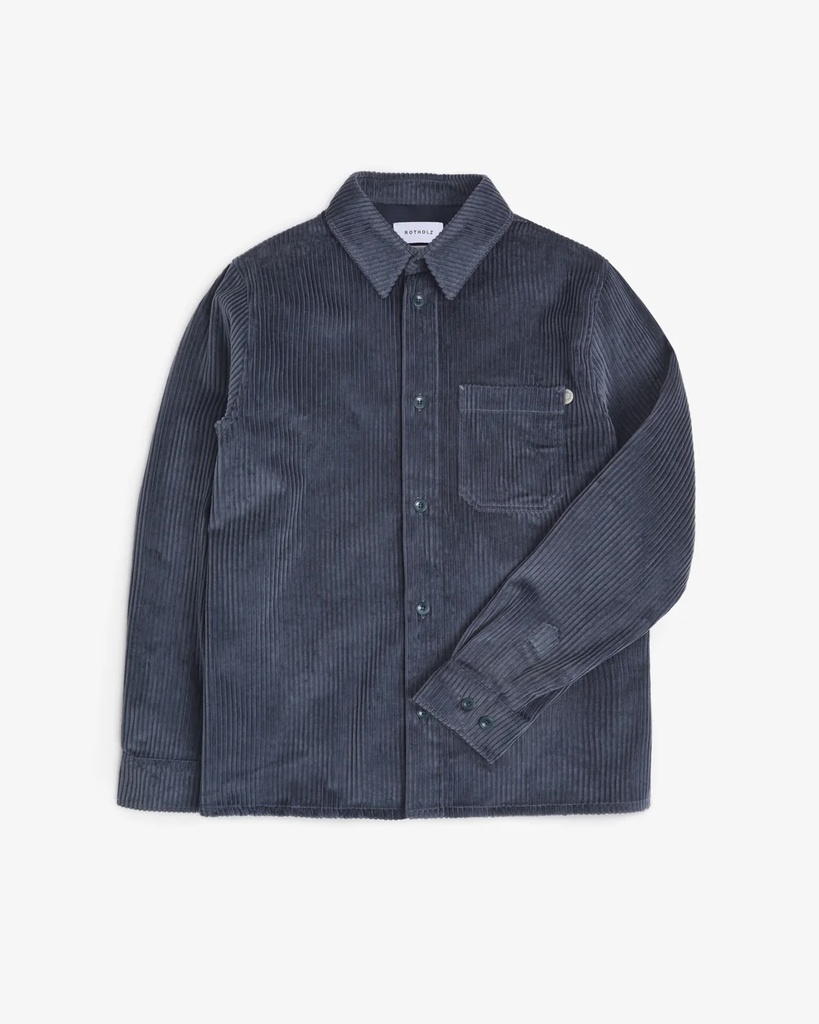 Rotholz Skyrta  Cord Casual Shirt Stone Blue