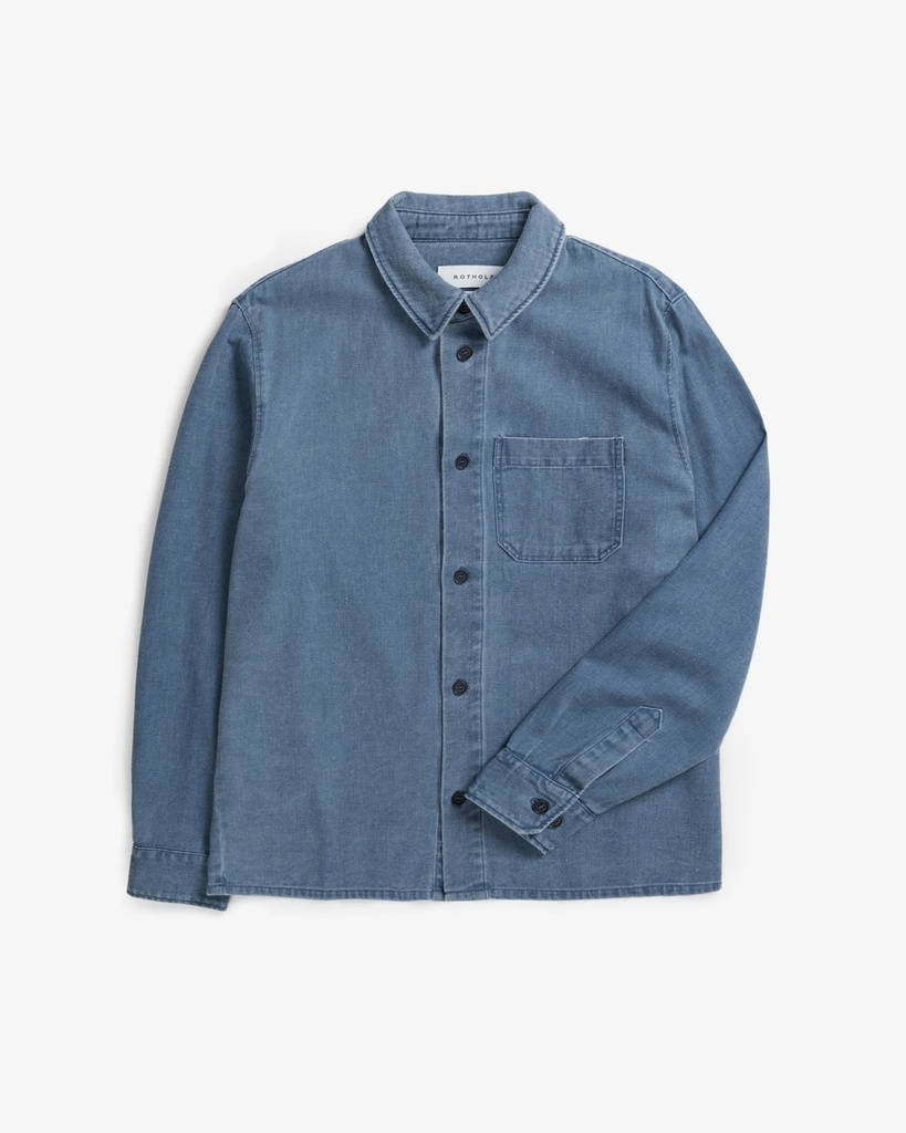 Rotholz Skyrta Denim Casual Shirt Washed Denim