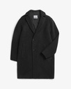 Rotholz Kápa Formal Coat Soft Black