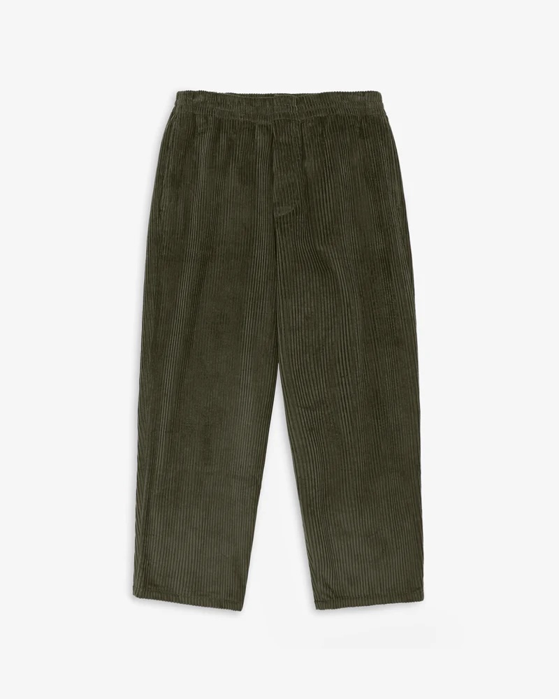 Rotholz Buxur Cord Wide Pant Dark Green