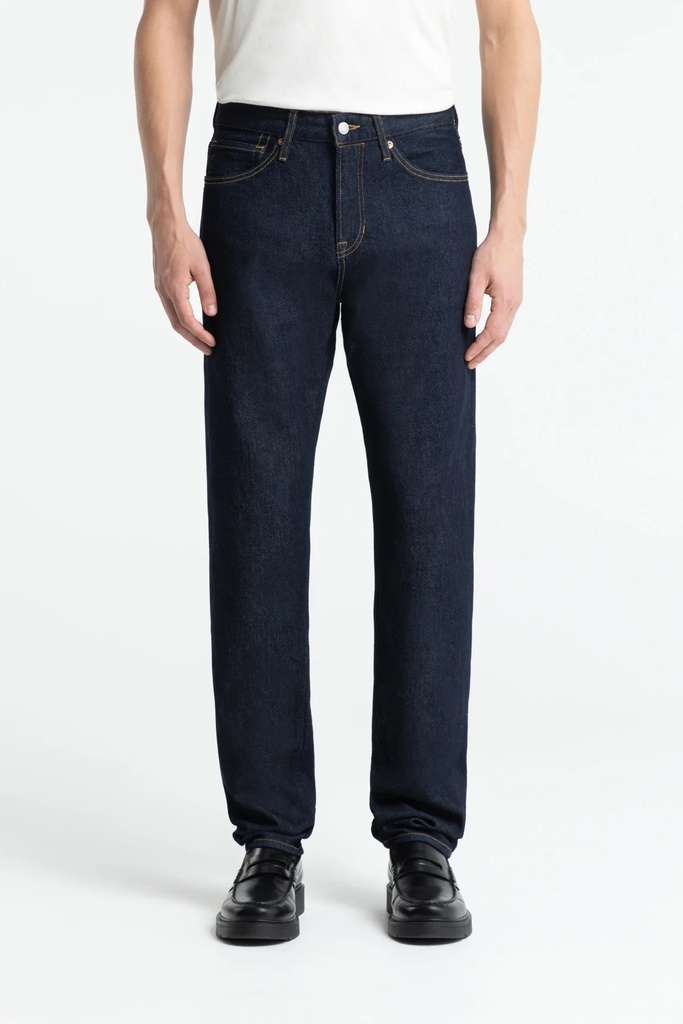 Kings of Indigo gallabuxur Addo Cotton Flex Blue Rinse