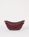 O MY BAG LEO Dark Cherry Soft Grain Leather
