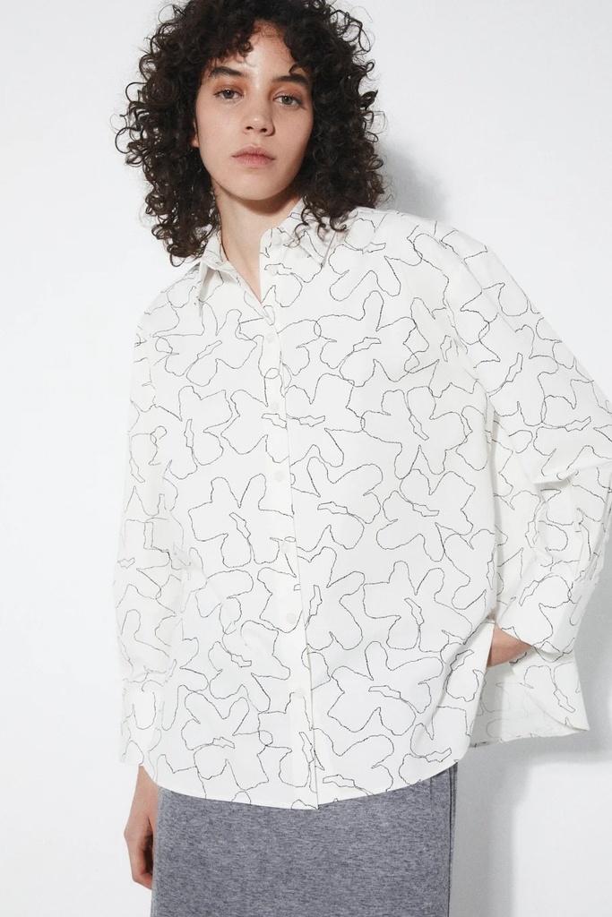 RITA ROW Skyrta Brit Shirt Flowers