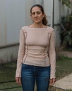 Baserange Bolur Omato LS Tee Tin Beige