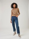 Degen peysa Retro Striped Turtleneck