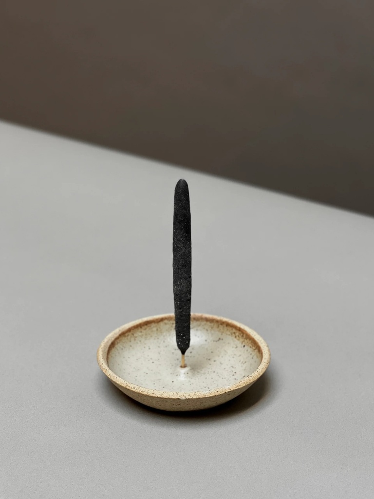 Incausa reykelsis standur Stoneware Holder - Wood Fire Cleadon