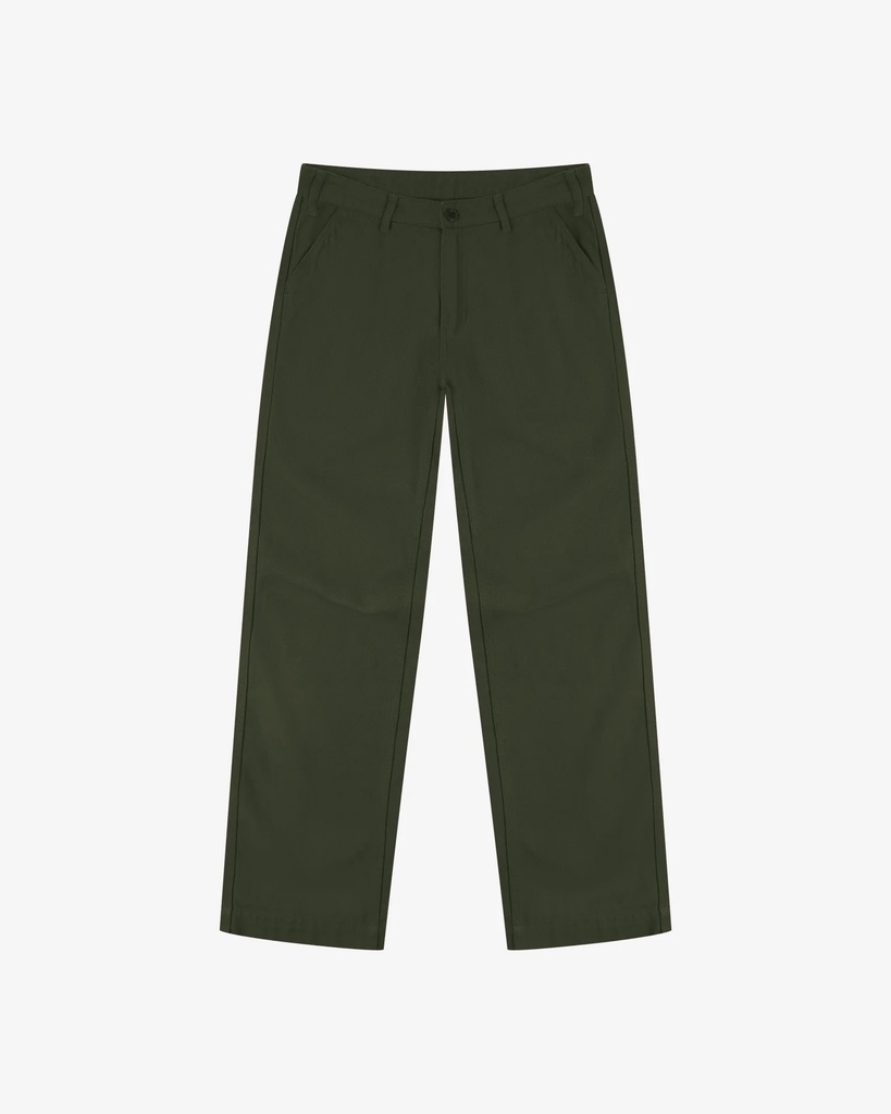 Uskees buxur #5005 Drill workwear pants Vine green