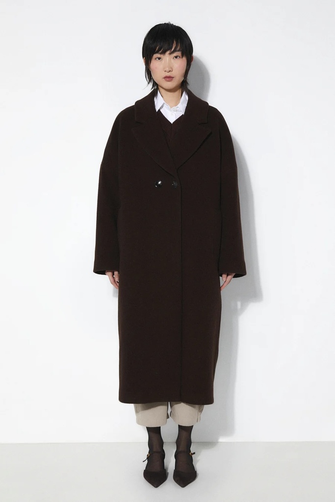 RITA ROW Kápa Cedar Coat Brown