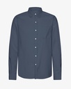 COLORFUL STANDARD skyrta Flannel shirt Petrol Blue