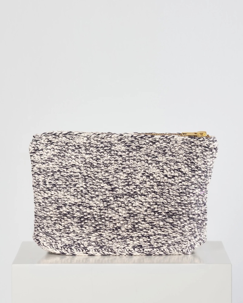 GAI+LISVA Veski Stine Alpaca Purse Ecru/Navy