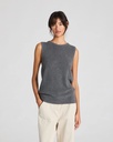 GAI+LISVA Toppur Sofie Knit Tank Dark Grey