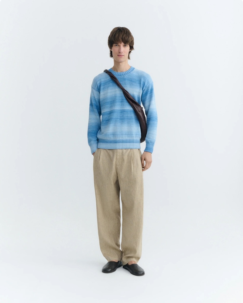 Thinking Mu Peysa Cosmo Knitted Sweater Blue