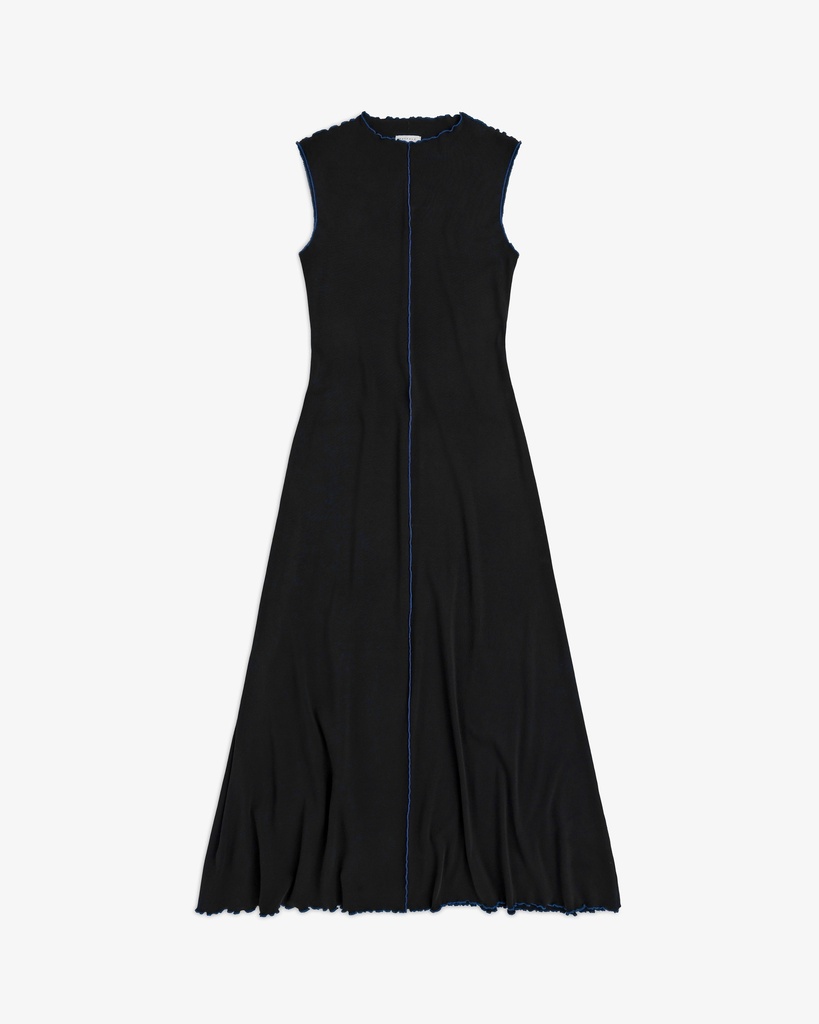 Rotholz Kjóll Pin-Tucked Dress True Black