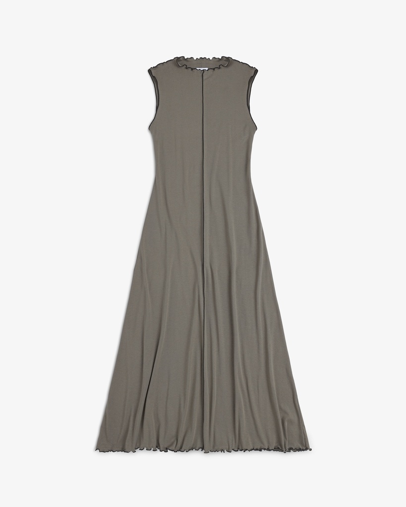 Rotholz Kjóll Pin-Tucked Dress Fawn Grey
