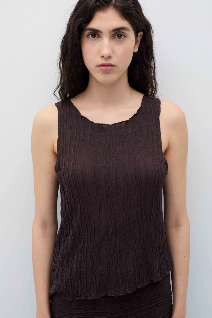 RITA ROW Toppur Leila Top Brown