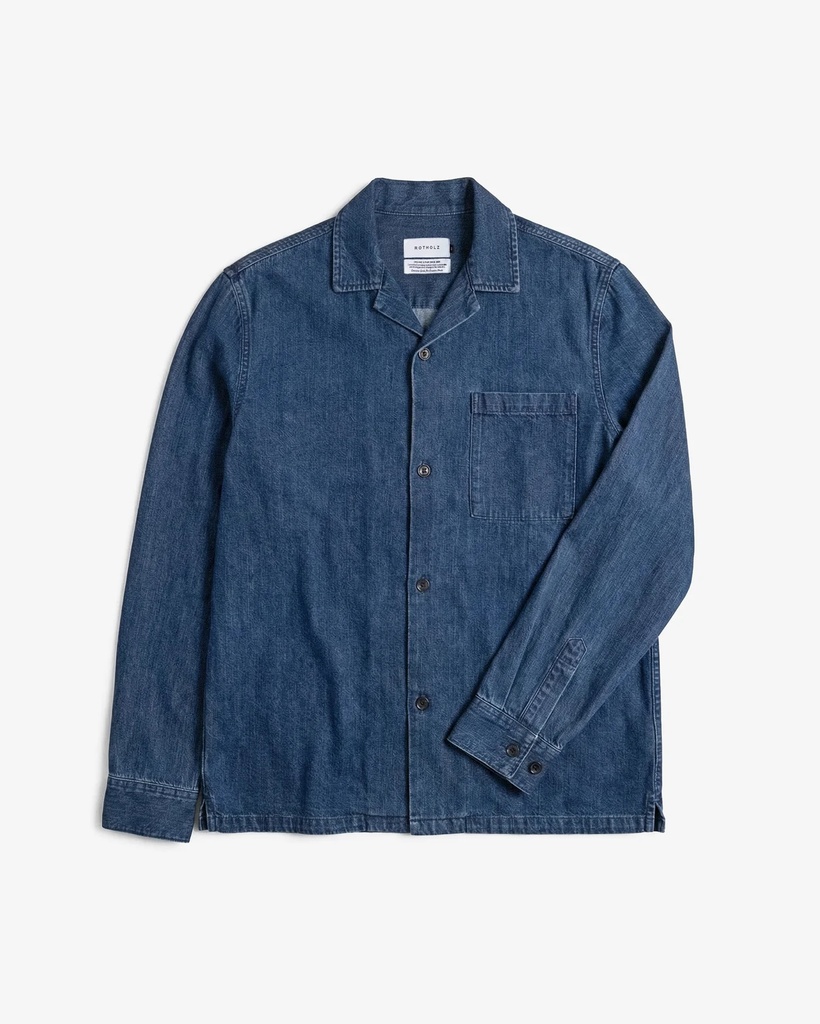 Rotholz Skyrta Leisure Shirt Washed Denim