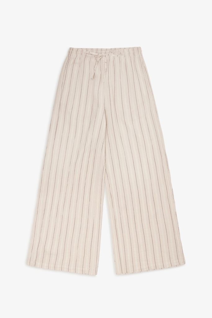 Rotholz Buxur Flared Pant Sand Striped