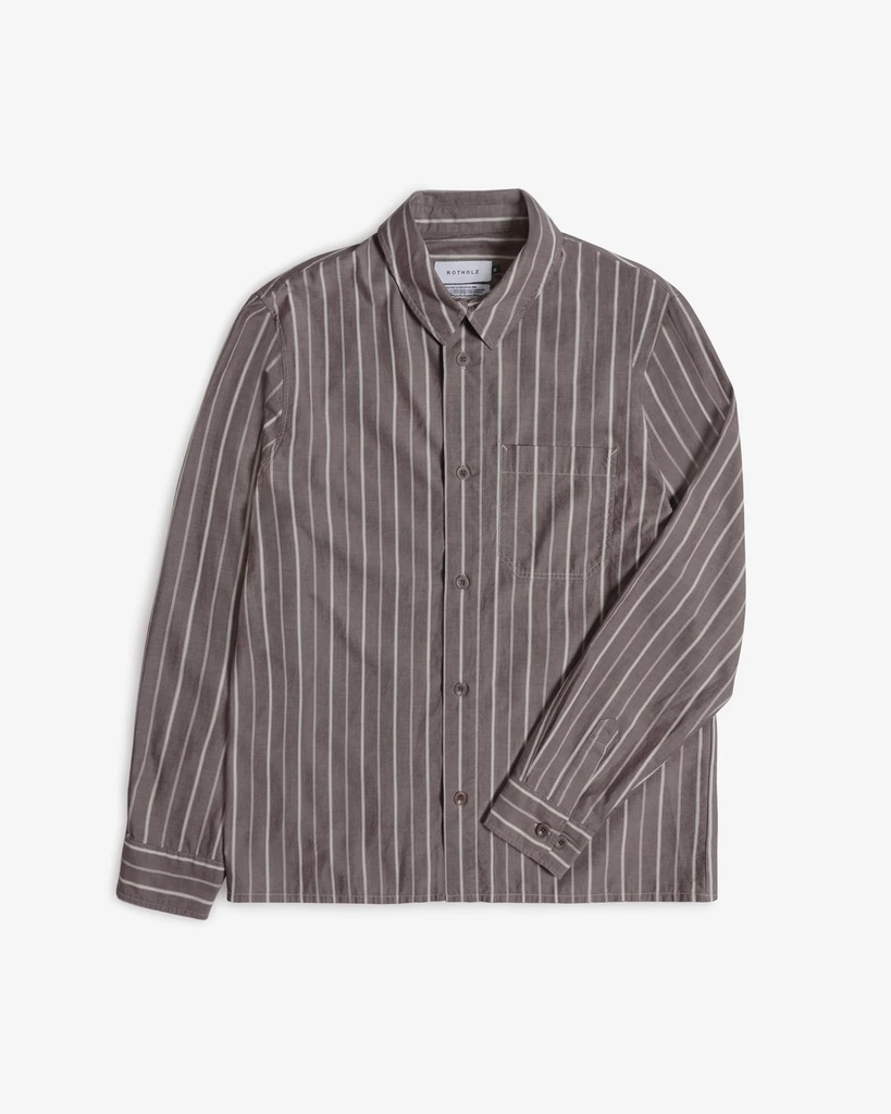 Rotholz Skyrta Casual Shirt Brown Stripe
