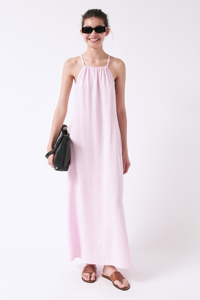 amt. Kjóll Caribbean Dress Pink