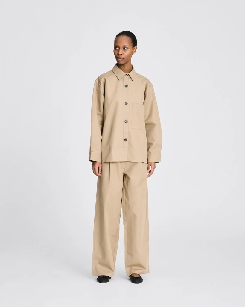 GAI+LISVA Skyrta Jannie Cotton/Linen Twill Shirt