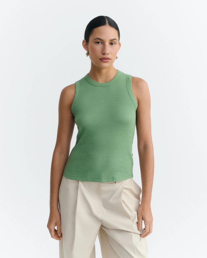 Thinking Mu Toppur Juliette Top Ivy Green