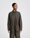 GAI+LISVA Skyrta Astrid L/S Poplin Shirt Black Ink