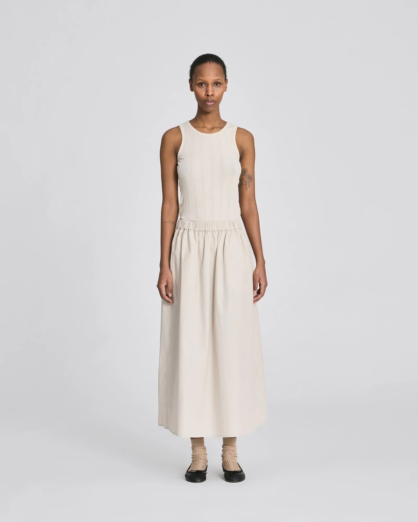 GAI+LISVA Pils Alice Poplin Skirt Ancient Grey