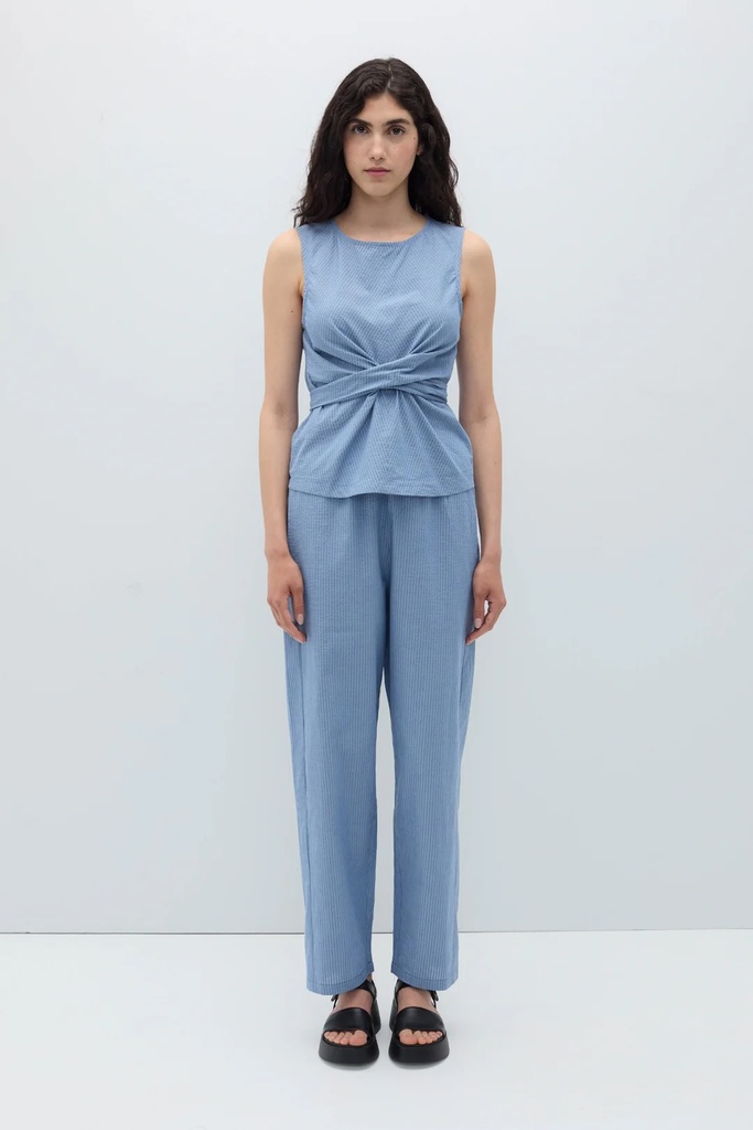 RITA ROW Toppur Holan Top Blue Stripes