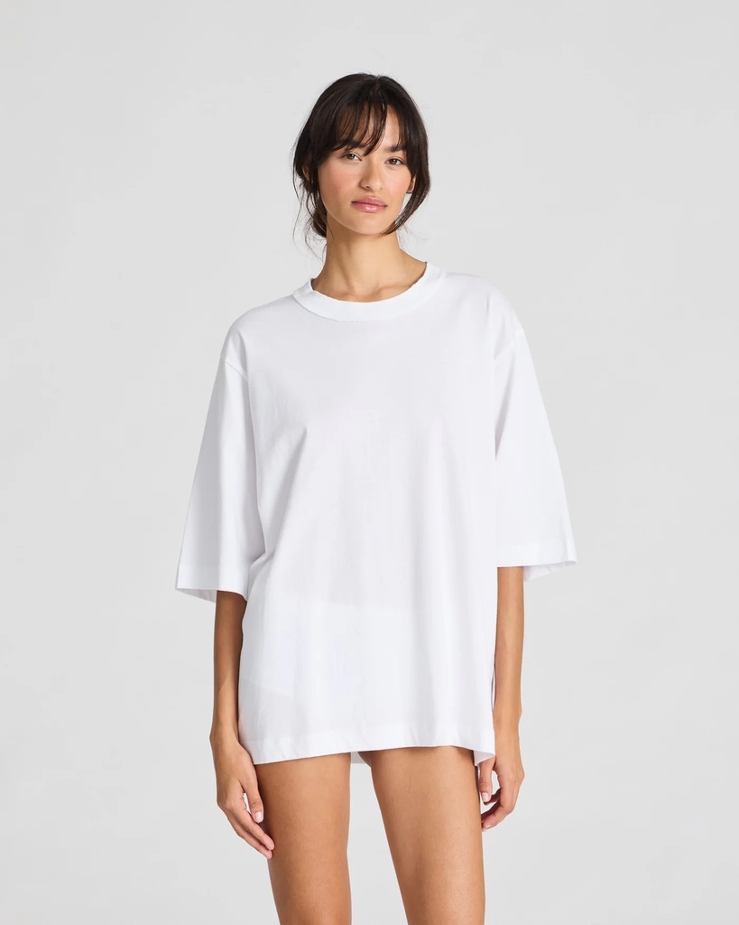 GAI+LISVA Bolur Maya Oversized Cotton Tee White