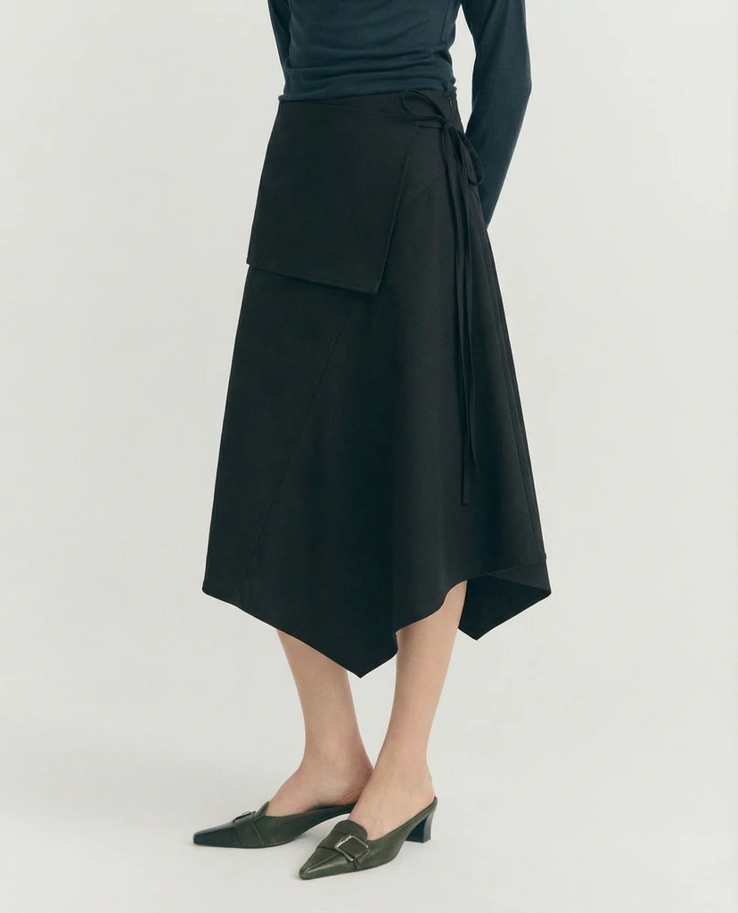 Thinking Mu Pils Benita Skirt Black